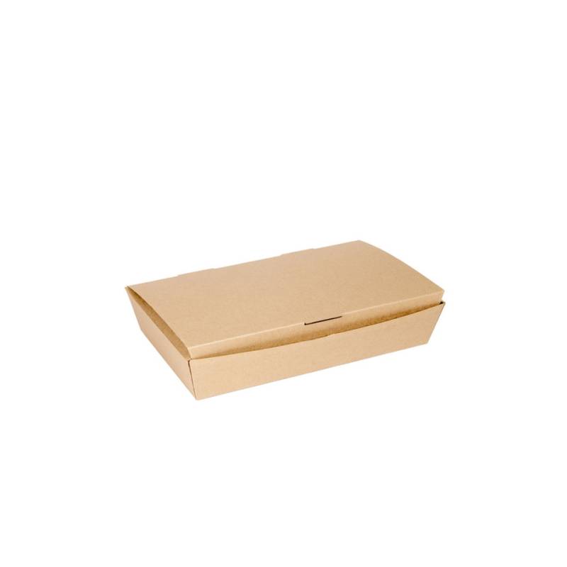 Contenitore Lunch in cartone marrone cm 27,5x16,5x5