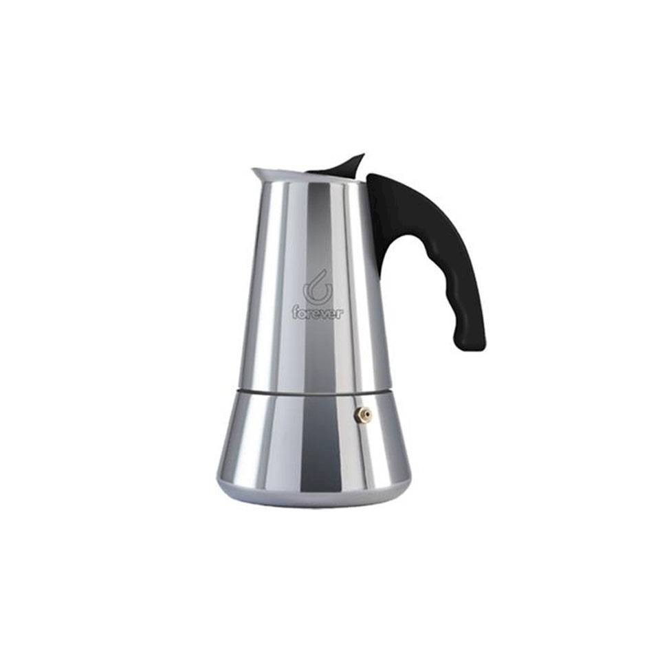 Caffettiera Miss Conny Forever per induzione in acciaio inox 4 tazze