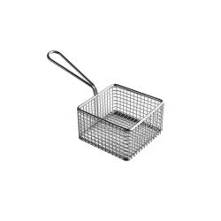 Mini stainless steel frying basket 3.94x3.94x2.24 inch