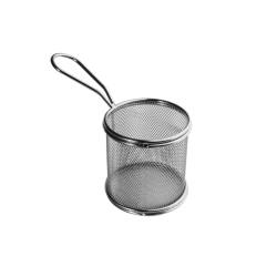 Mini stainless steel frying basket 3.54 inch