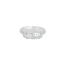 Transparent pet sauce cup 1.01 oz.