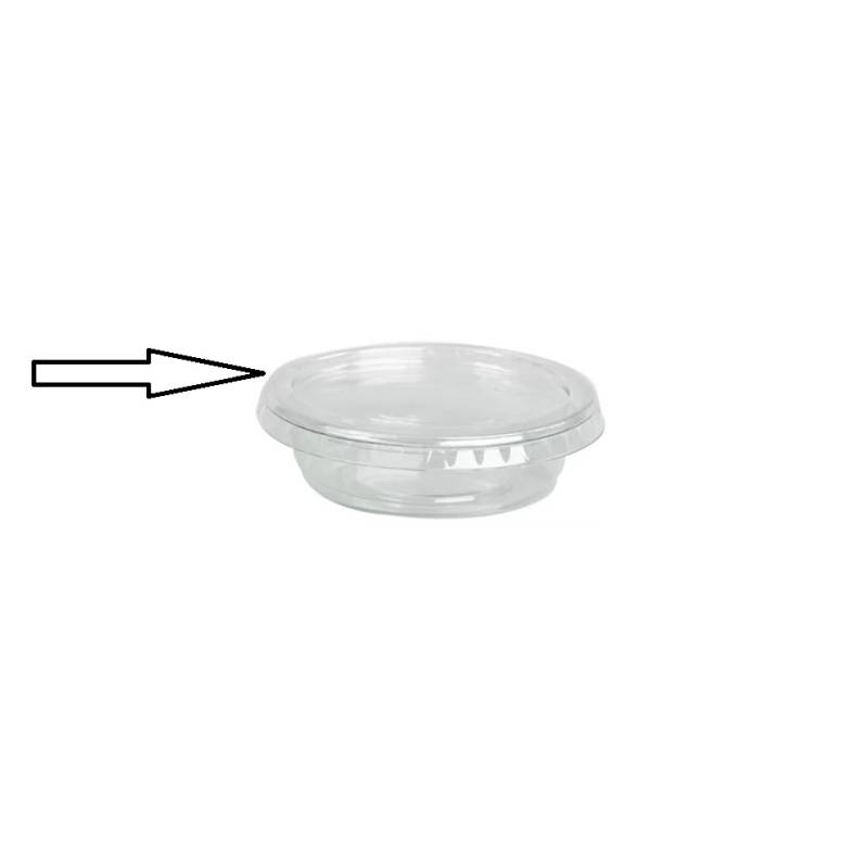 Transparent pet cup lid 2.56 inch