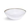 Terrae salad bowl in white melamine with sand edge cm 30