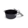 Arcos Samoa non-stick aluminium 2-handled high casserole with lid 7.87 inch