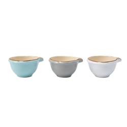 Mediterranean coloured ceramic bowl 3.54 inch