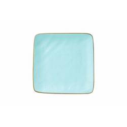 Mediterraneo Novità Home square tuchese ceramic plate 4.60 inch