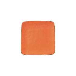 Jaffa orange quadratische Keramikschale Mediterraneo Novità Home cm 11,7