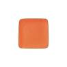 Mediterraneo Novità Home square jaffa orange ceramic plate 4.60 inch