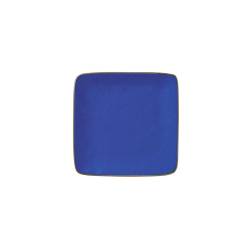 Mediterranean square blu ceramic plate 4.60 inch