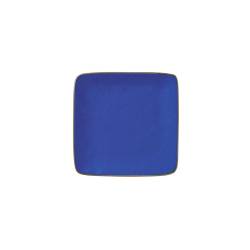 Piatto quadro Mediterraneo in ceramica blu cm 11,7