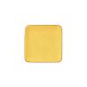 Mediterranean square yellow ceramic plate 4.60 inch