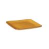 Mediterranean square yellow ceramic plate 4.60 inch