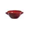 Mediterraneo Novità Home cherry red ceramic soup and rice bowl 5.90 inch