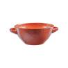 Mediterranean orange jaffa ceramic soup and rice bowl 5.90 inch