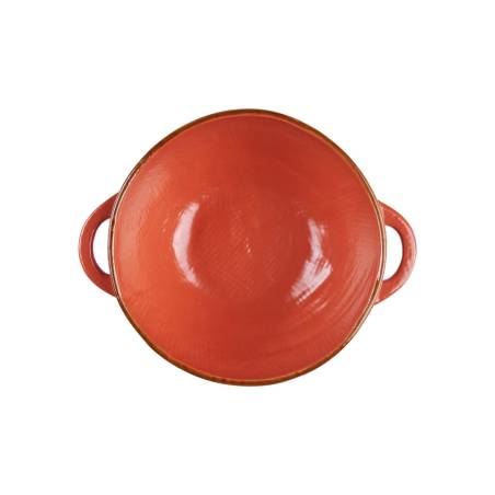 Mediterraneo Novità Home orange jaffa ceramic soup and rice bowl 5.90 inch