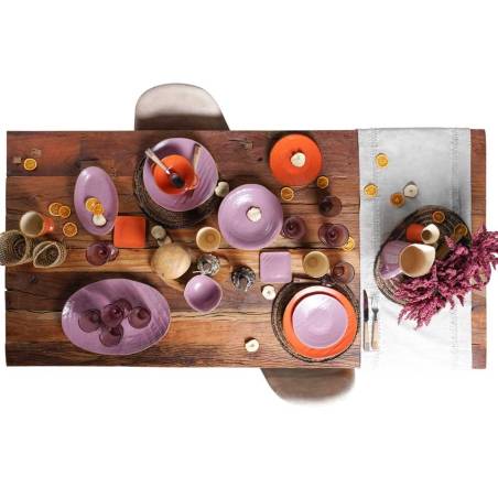 Coppetta riso e zuppa Mediterraneo Novità Home in ceramica arancione jaffa cm 15