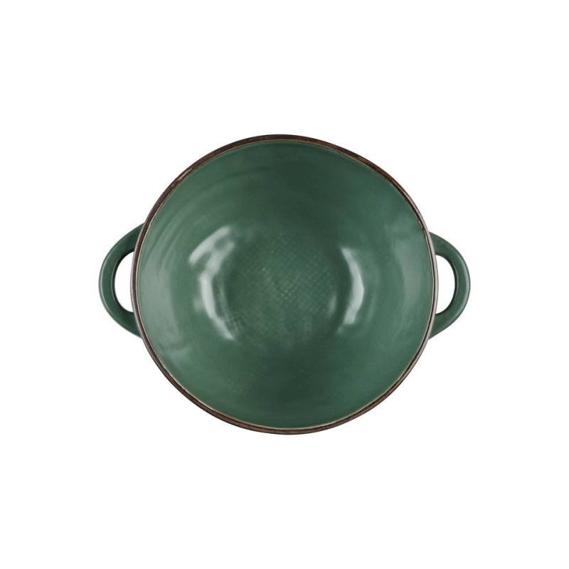 Mediterraneo Novità Home green ceramic soup and rice bowl 5.90 inch
