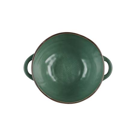 Mediterraneo Novità Home green ceramic soup and rice bowl 5.90 inch