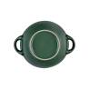 Mediterranean green ceramic soup and rice bowl 5.90 inch