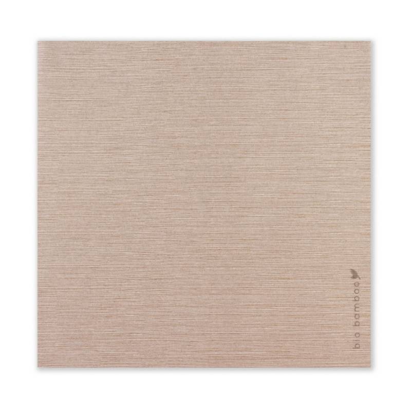 Bio Bamboo compostable napkin made of bamboo viscose and cocoa cellulose cm 40x40