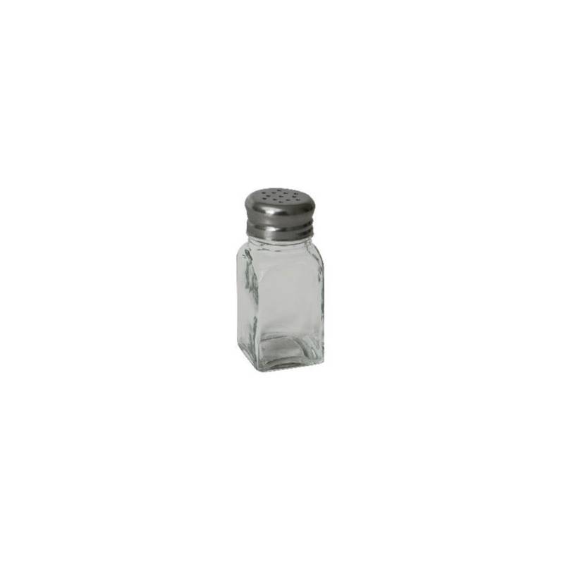 Nostalgic glass salt and pepper shaker