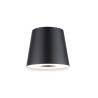 Lampada a led paralume One Light ricaricabile nera