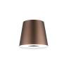 Lampada a led paralume One Light ricaricabile bronzo