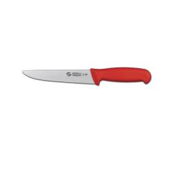 Sanelli Ambrogio Supra stainless steel boning knife with red handle 6.30 inch