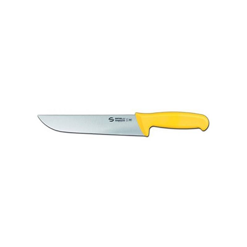 Sanelli Ambrogio Supra stainless steel French knife with yellow handle 6.30 inch
