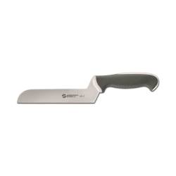 Coltello formaggio con scalino Tecna Sanelli Ambrogio in acciaio inox con manico grigio cm 17