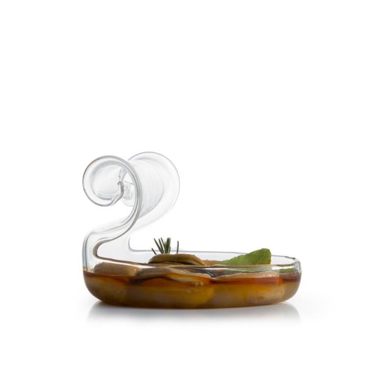 100% Chef borosilicate glass oval tin 5.07 oz.