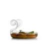 Scatoletta ovale 100% Chef in vetro borosilicato cl 15