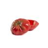 100% Chef Tomato red resin cup with lid 6.08 oz.