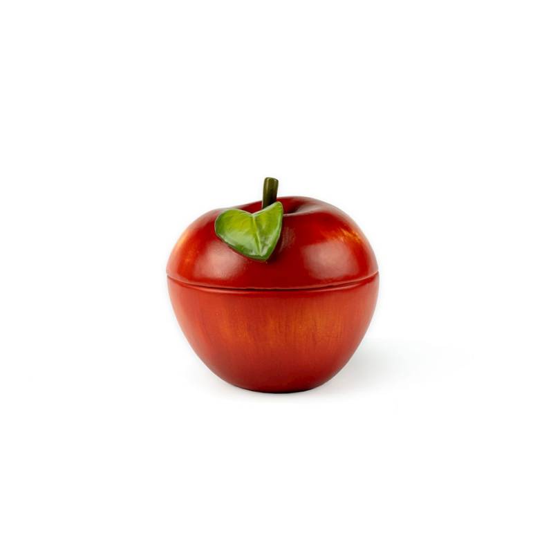 100% Chef Apple red resin cup with lid 8.45 oz.