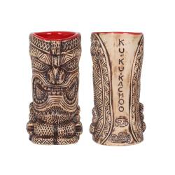 Kane porcelain brown tiki mug 11.83 oz.