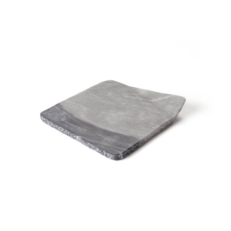 Piatto Corner XL 100% Chef in marmo grigio cm 13