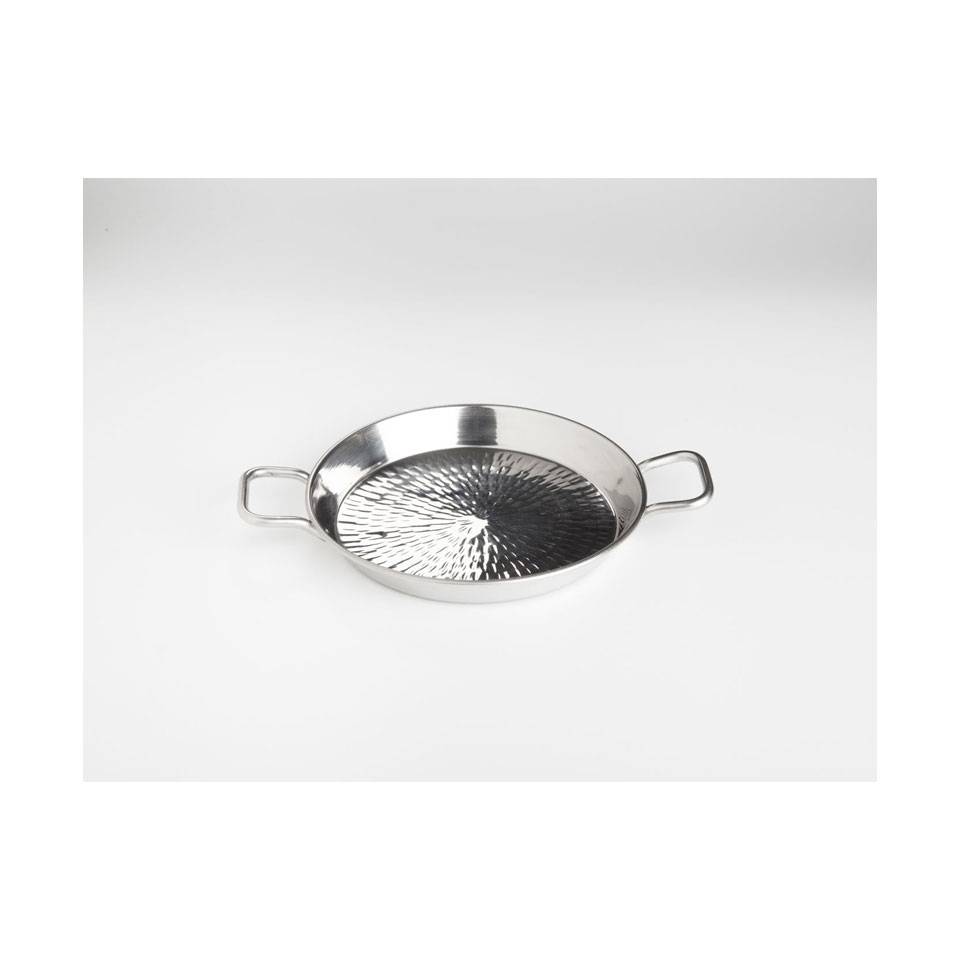 100% Chef stainless steel XS mini paella pan 3.94 inch