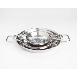 100% Chef stainless steel XS mini paella pan 3.94 inch