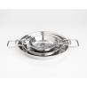 100% Chef stainless steel XS mini paella pan 3.94 inch