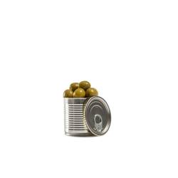 Mini barattolo monouso tin can cup 100% Chef in latta con coperchio cl 25