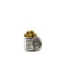 100% Chef disposable mini tin can cup with lid 8.45 oz.