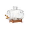 Kilner glass barrel dispenser with faucet and stand lt 3.5