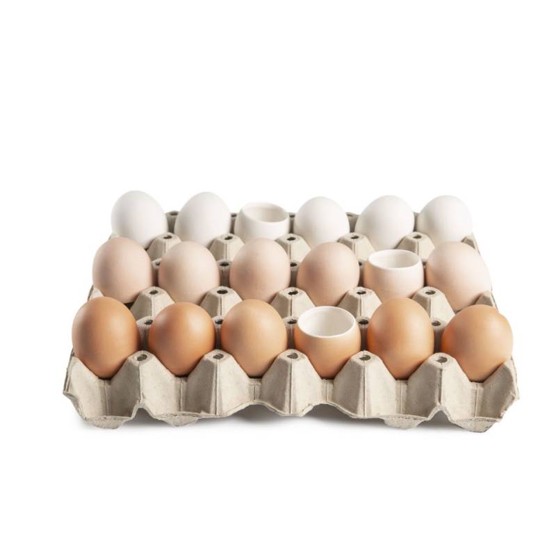 100% Chef's egg cup in pink porcelain cl 3.5