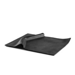 Piatto Napkin 100% Chef in vetro nero cm 21x18