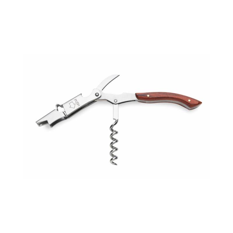 Waf steel and wood Barrique corkscrew