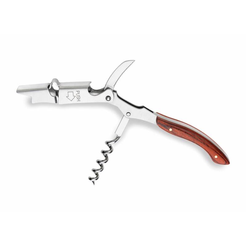 Waf steel and wood Barrique corkscrew