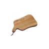 Acacia wood rectangular chopping board with handle 14.56x9.05 inch