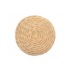 Round straw placemat 14.96 inch