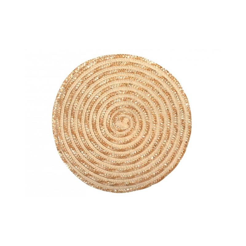 Round straw placemat 14.96 inch