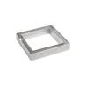 Stampo quadro forato in acciaio inox cm 13x13